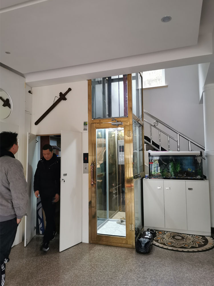 上门测量二层三层四层电梯简易复式观光电梯液压小型别墅家用电梯