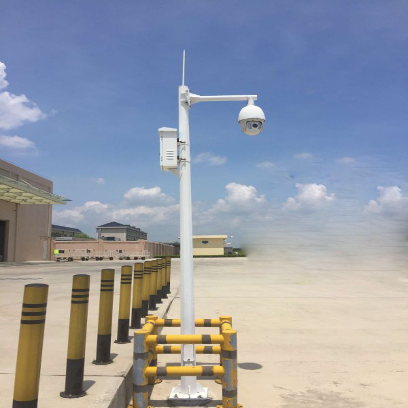 组装监控杆分段式2.5米3米3.5米4米4.5米5米可拆卸拼接合成立杆