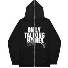 2023跨境开衫拉链卫衣抓绒hoodie zip欧美复古Y2K帽衫全拉链卫衣