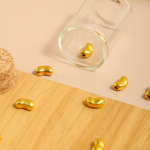 Z30K 金豆豆玻璃收纳瓶豆子小空瓶装黄金透明迷你小物件收藏