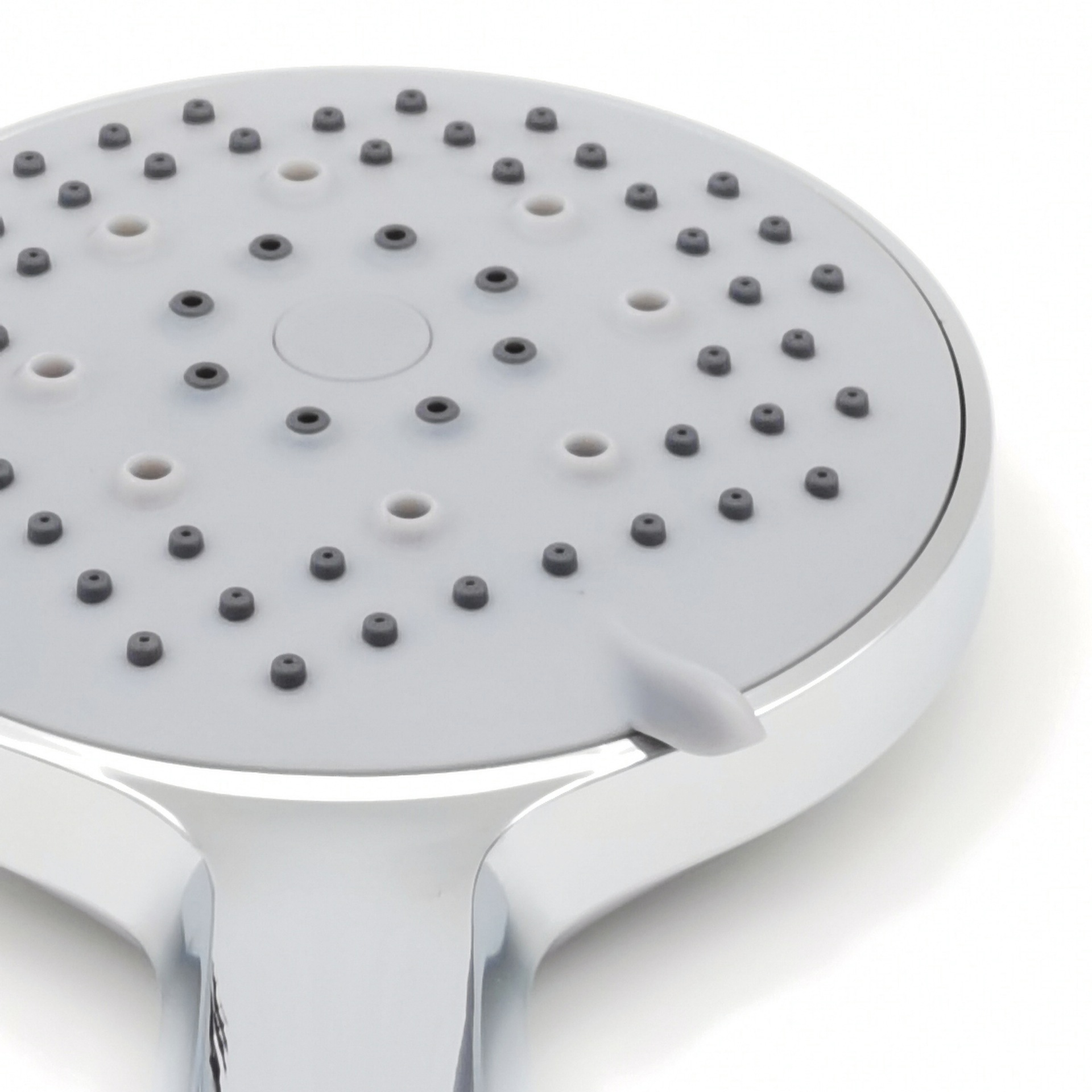 五档出水abs塑料花洒 电镀喷雨淋雾化增压起泡手持喷头工厂批发