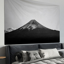 TD61富士山风景挂布背景布卧室房间墙布宿舍改造壁纸海报画布挂毯