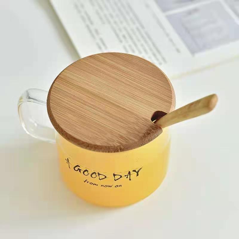 Water Cup Bamboo Lid Production round Mug Lid Ceramic Glass Lid Creative New Bamboo Sealed Cup Lid