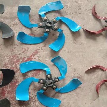 田园管理机长开沟刀片大蓝开沟刀四驱微耕机开沟培土农机配件