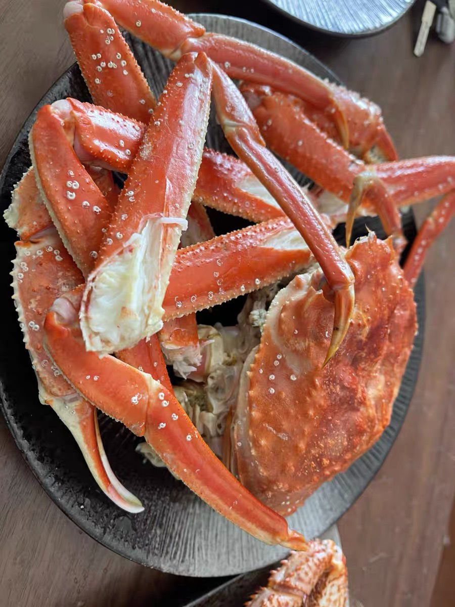 2只顺丰包邮雪蟹松叶蟹俄罗斯板蟹活冻大螃蟹长脚蟹籽蟹蜘蛛蟹