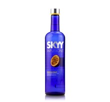 SKYY VODKA/蓝天伏特加 深蓝热情果口味 美国进口洋酒 750ml