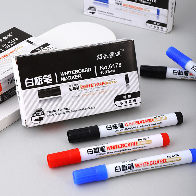 Large Capacity Whiteboard Marker Erasable Quick-Drying Water-Based Marking Pen Wholesale Children's Color Painting Brush Teacher Erasable Pen