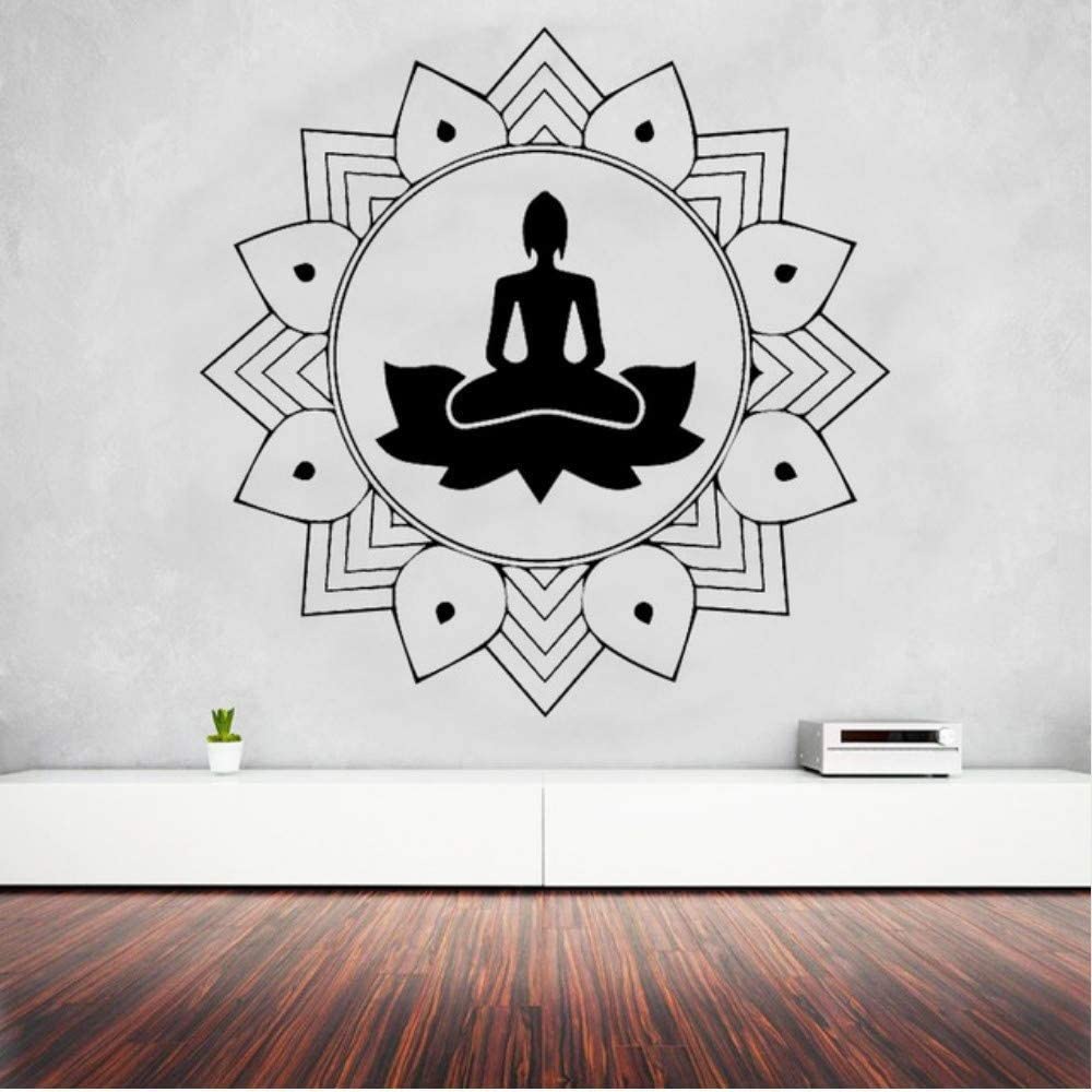 mandala曼陀罗荷花打坐冥想精雕wall decor跨境亚马逊ebaydw7893