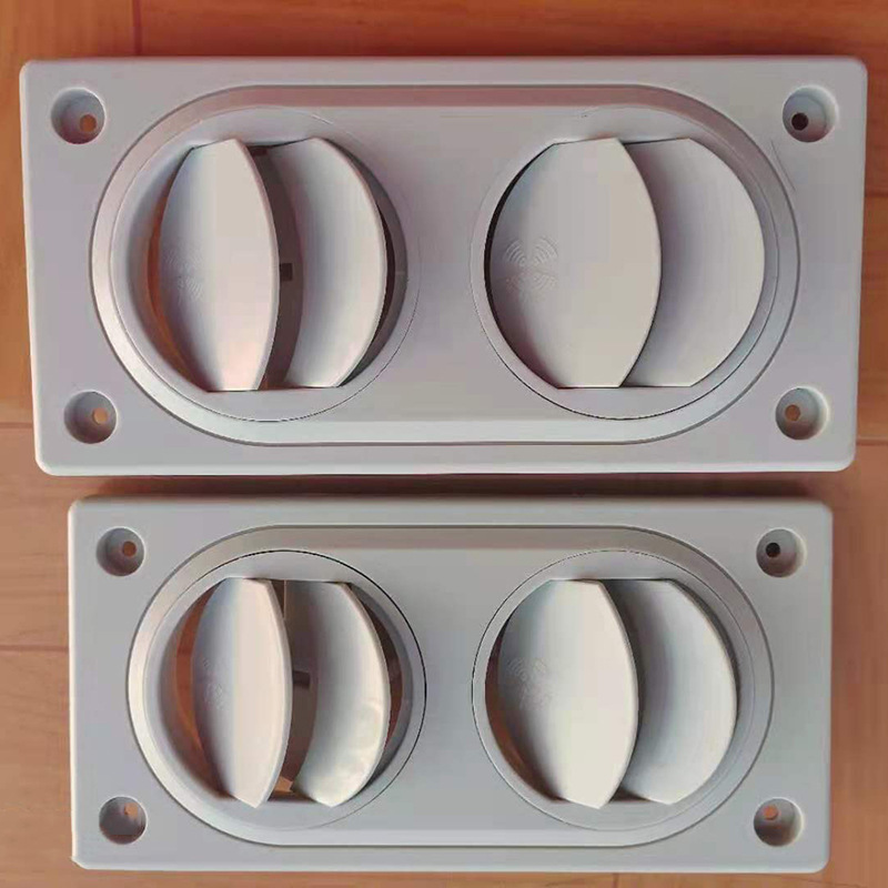 车辆空调出风口客车公交改装车电动车圆形可旋转万向卡扣空调开关