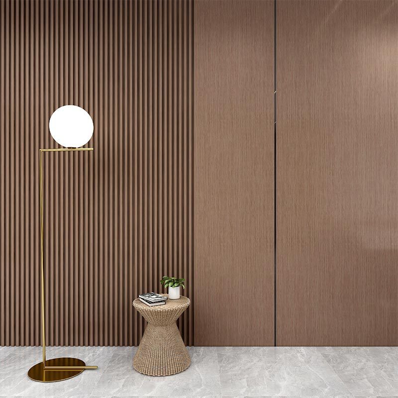 小高长城护墙板客厅卧室电视极简背景墙凹凸阳台吊顶生态木格栅板