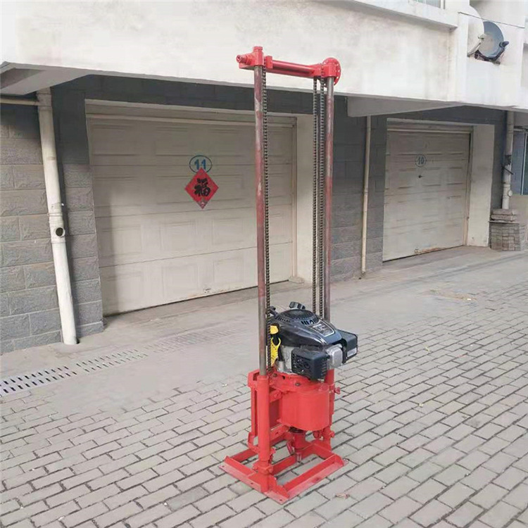 便携式山地取芯钻机 地勘钻孔机小型轻便取样钻机