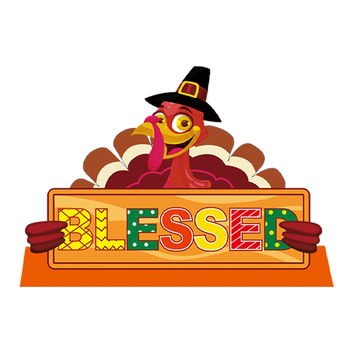 Cross-Border New Thanksgiving Scene Dress up Props Harvest Festival Letters Wooden Decoration Party Home Dress up Wholesale