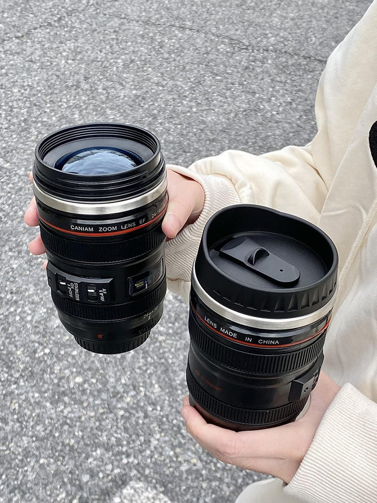 单反镜头杯子搞怪创意生日礼物保温杯稀奇古怪摄像头相机随行水杯
