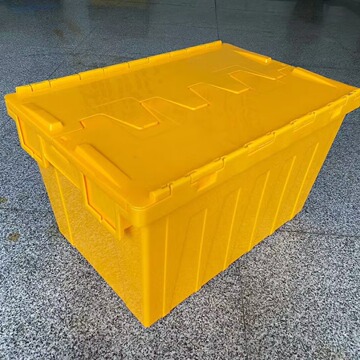 带盖中转斜插式物流箱加厚翻盖物流周转箱耐压耐摔斜插箱-阿里巴巴