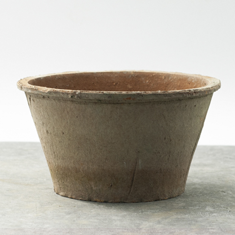 普通盆 粗陶红陶手工窑变黑陶花盆红土盆多肉植物瓦盆透气室外