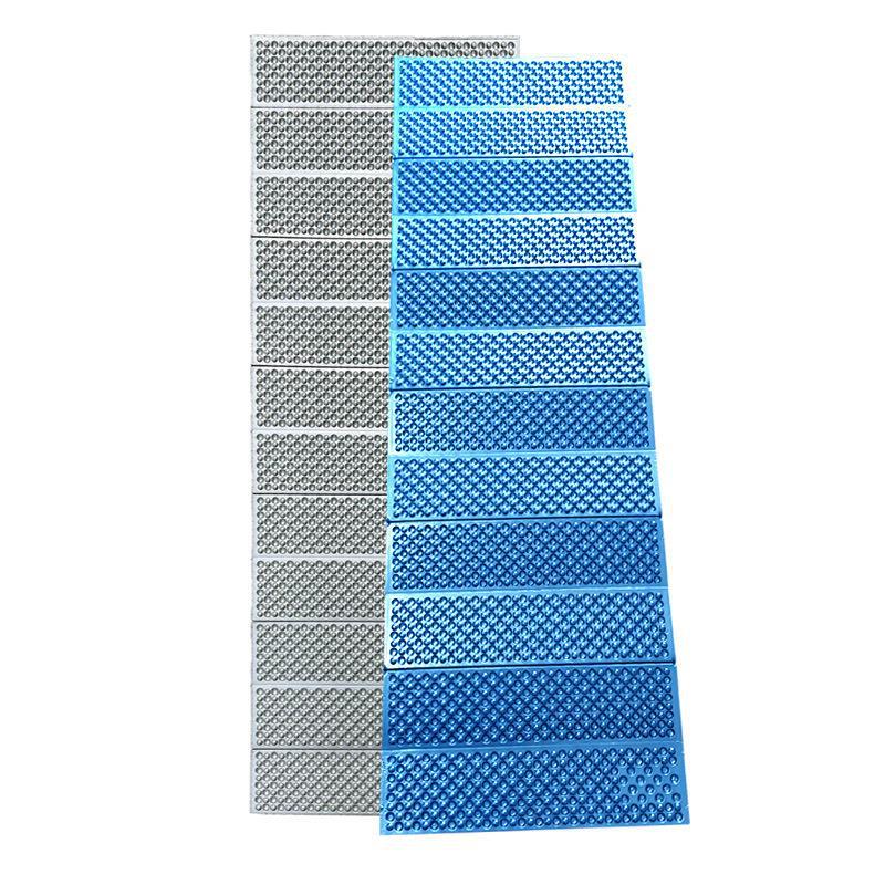 Factory Direct Sales Aluminum Coated Double Egg Slot Moisture Proof Pad Folding Nap Mat Egg Nest Mat Outdoor Brushed Moisture-Proof Mat Moisture Proof Pad