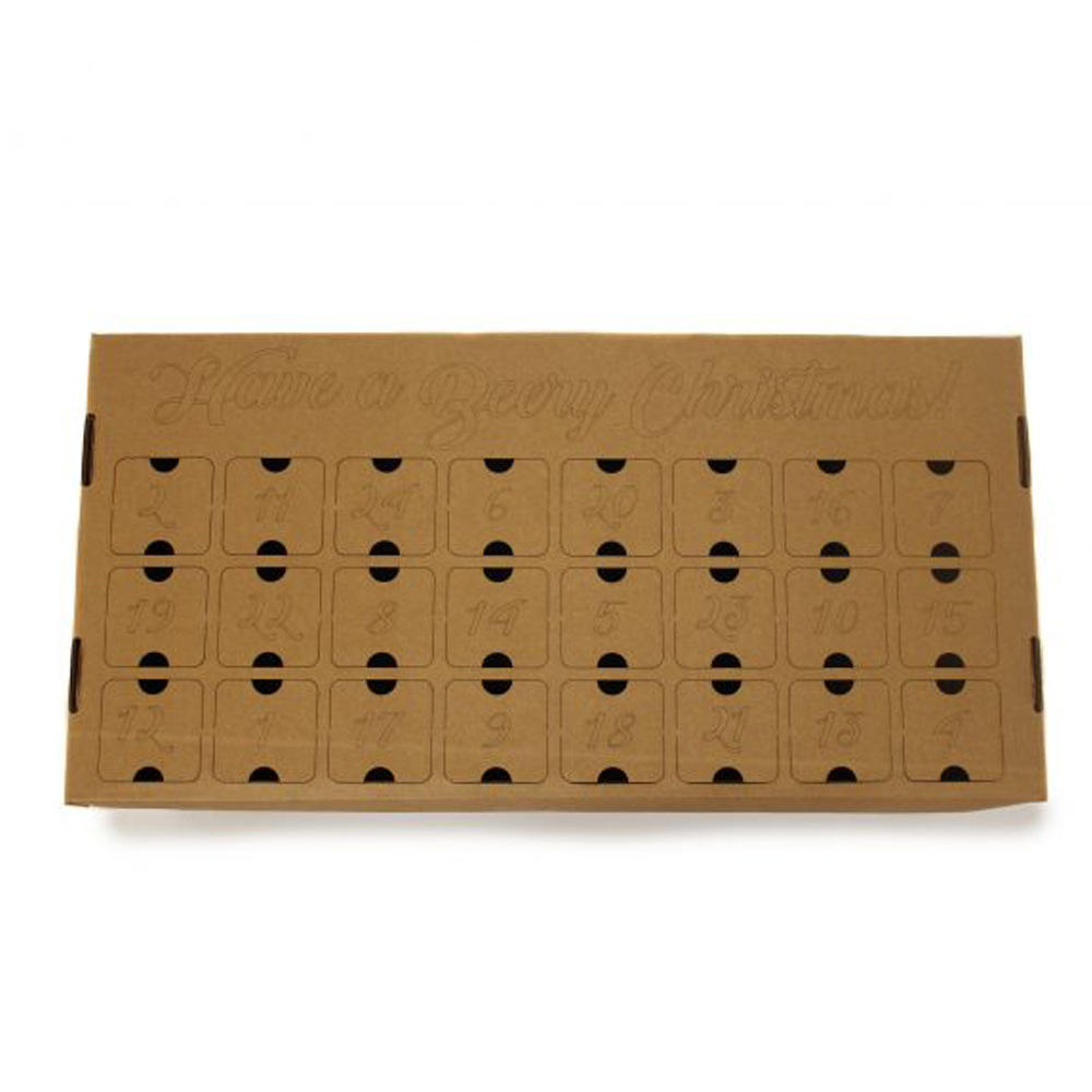 抽奖洞洞盒自制礼盒啤酒盒子空盒圣诞倒数日历戳戳乐瓦楞盲盒