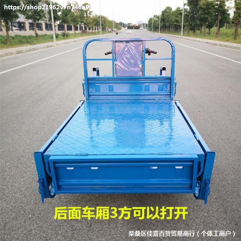 电动三轮车货车载重王成人家用新款快递车电瓶车农用车拉货三轮车