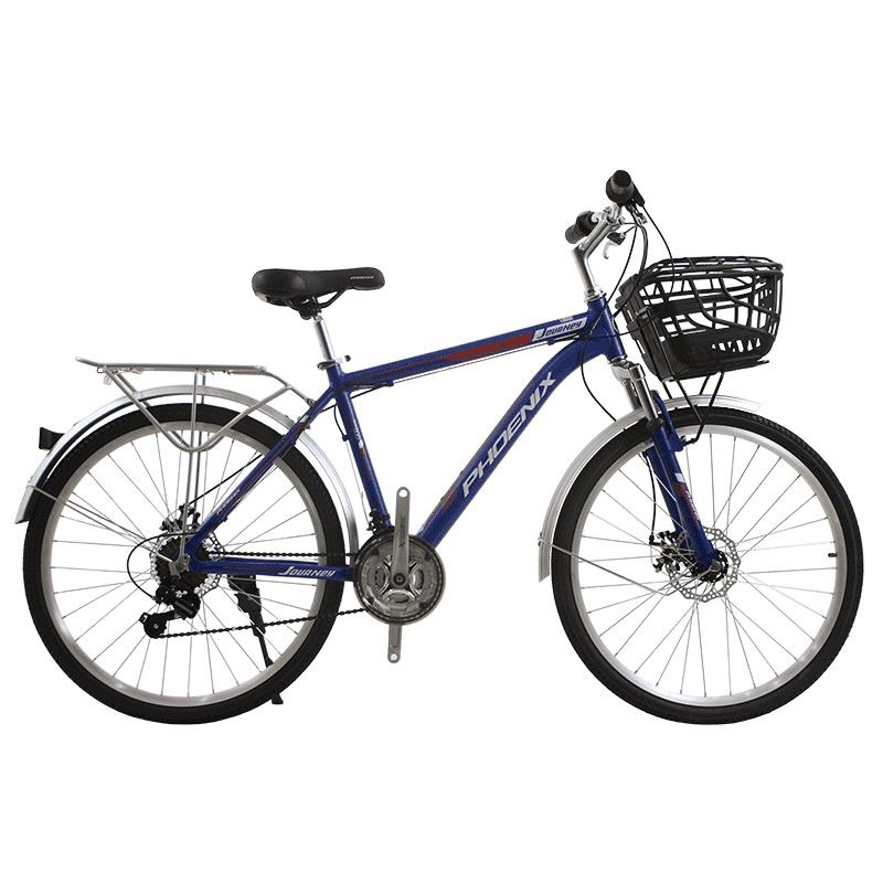 自行车26寸x21速山地变速男士轻便代步复古通勤休闲城市成人单