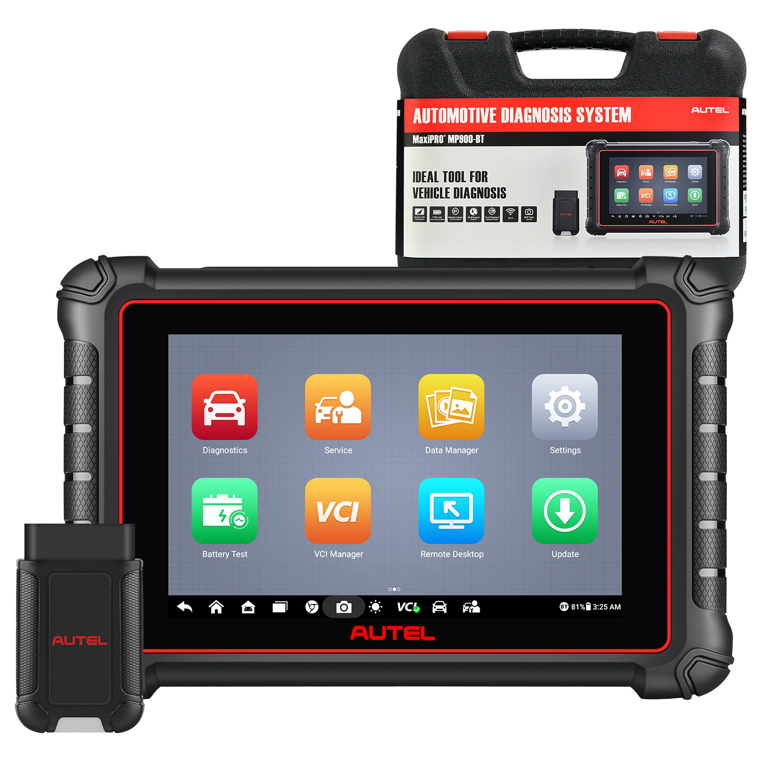 道通autel mk900bt汽车全系统诊断仪ecu编码示波器检测全系统扫描