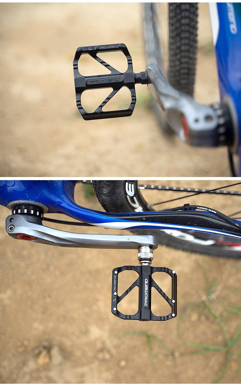 promend自行车培林脚踏 公路车铝合金轴承脚蹬防滑快拆式培林踏板