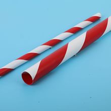 PVC双色条纹螺旋管塑料圆管节日装饰双色管玩具用品配件管可定