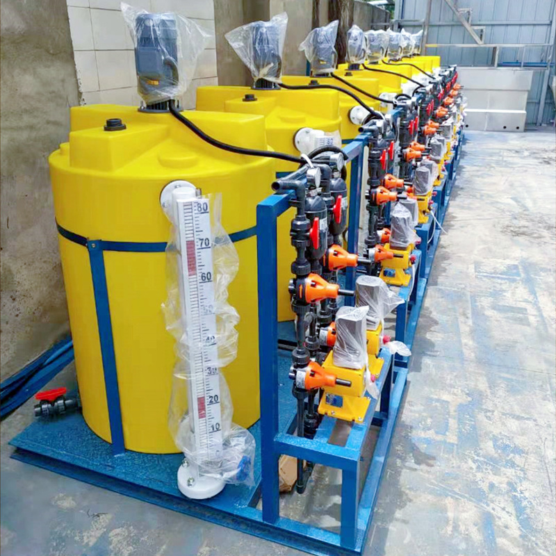 一体化加药装置 pe加药桶 全自动加药系统 pam絮凝剂加药装置