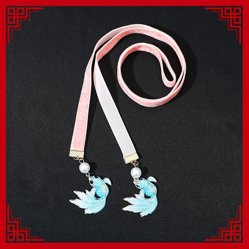 新年儿童汉服中国风宝宝编发头绳绑发带女童古风编发头饰品发绳女