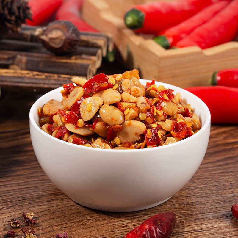 湖北土特产豆瓣酱家用炒菜零油脂蚕豆酱开胃火锅底料做菜调味