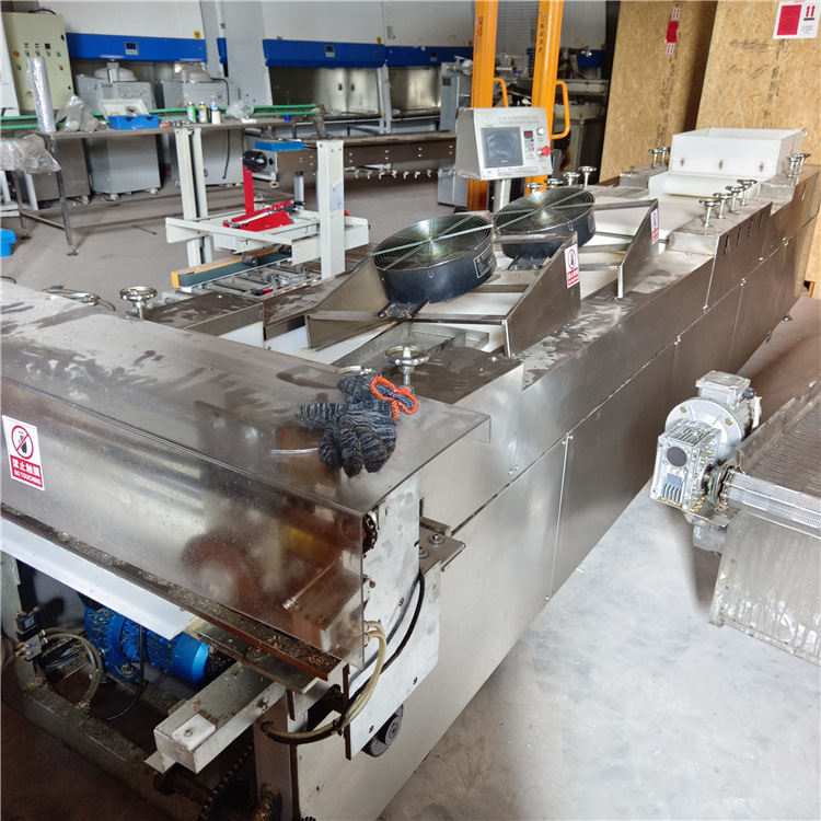 二手糖果食品机械花生芝麻糖 素食米花糖玉米酥沙琪玛连续切块机