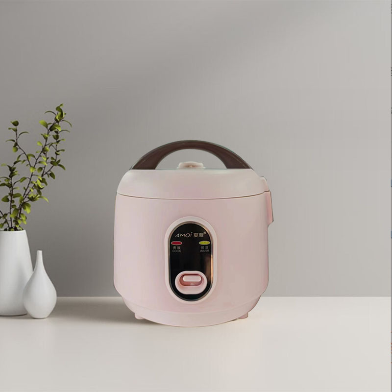 Amoi Full Plastic Xi Shi Pot ST-FJ16AX 1.6L(300W) Pink Mini Rice Cookers Household Multifunctional