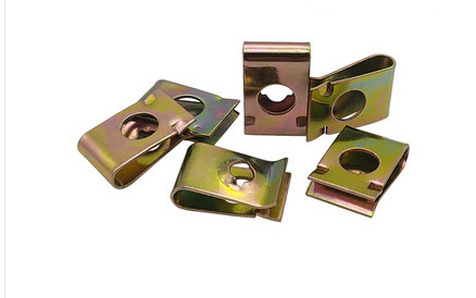 自攻螺丝镀锌螺母夹片卡簧片摩托汽电动车身维修塑件外壳专用固定