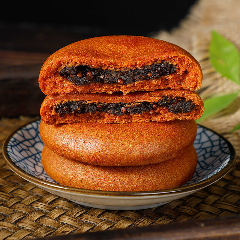 50枚整箱荞糕云南三香荞饼网红健康零食早餐面包蛋糕月饼4枚批发