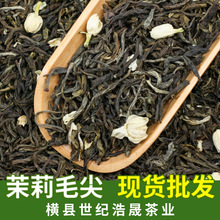 广西横县厂家直销茉莉毛尖浓香型小白毫花茶一级散装茉莉花茶批发