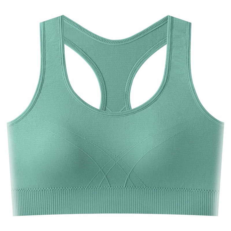 Backless Bra Sports Underwear Shockproof Running Anti-Sagging Push up Accessory Breast Push up Soft Support High Strength Yoga Vest