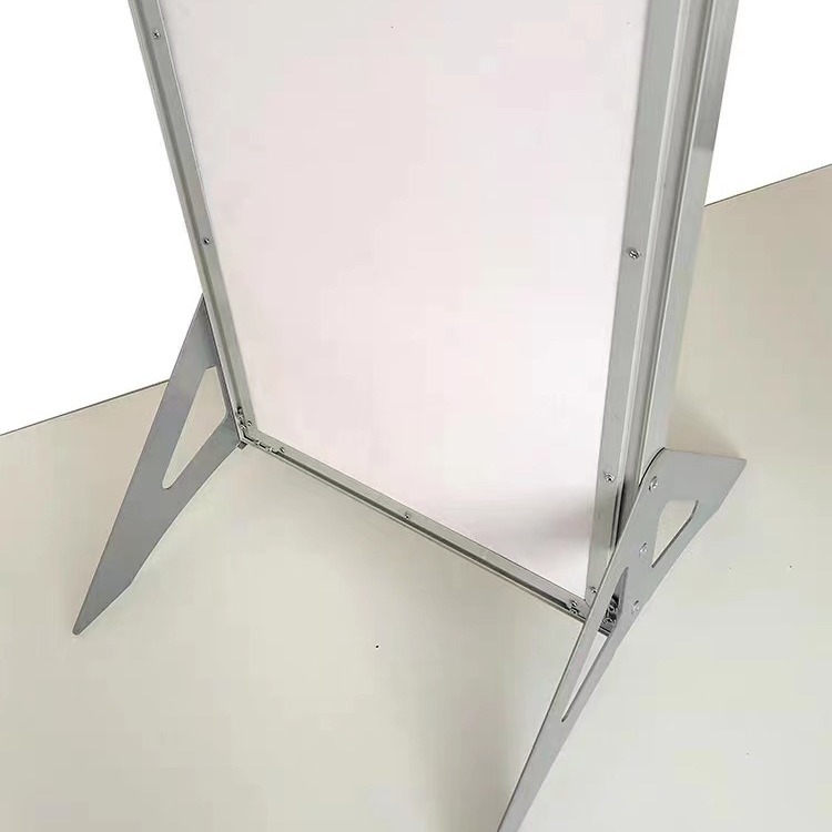 立式卡布单面双面灯箱三脚架底座 广告uv灯箱支架加厚-阿里巴巴