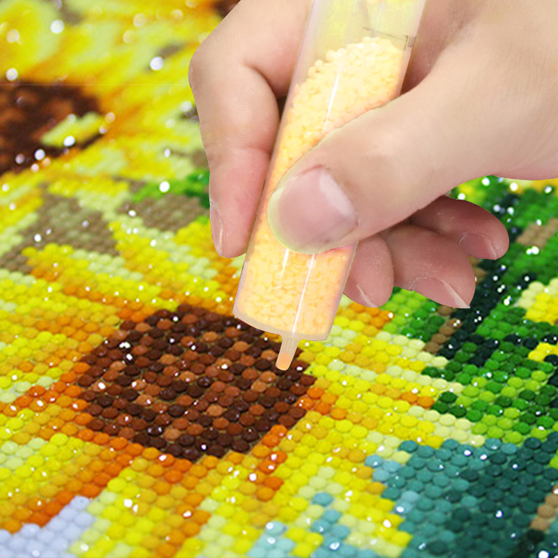 5d钻石画满钻新款客厅向日葵贴钻砖石贴画水晶手工十字绣2022