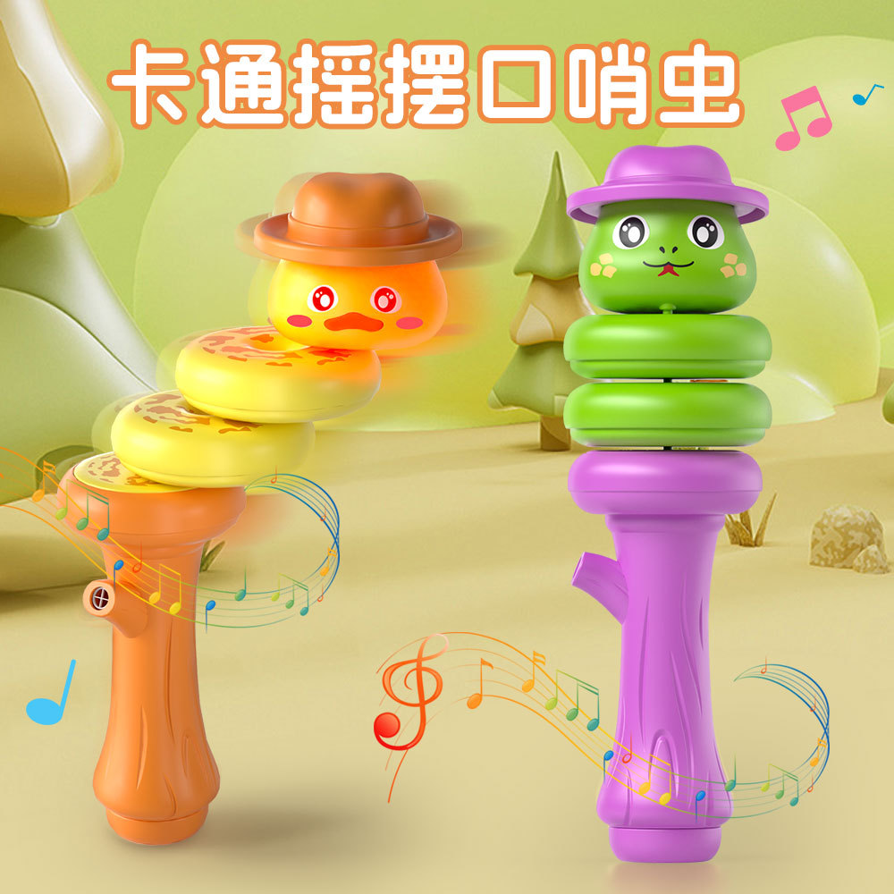 best-seller on douyin whistle twisted snake toy greedy snake shake balance rotating decompression children‘s toy wholesale stall