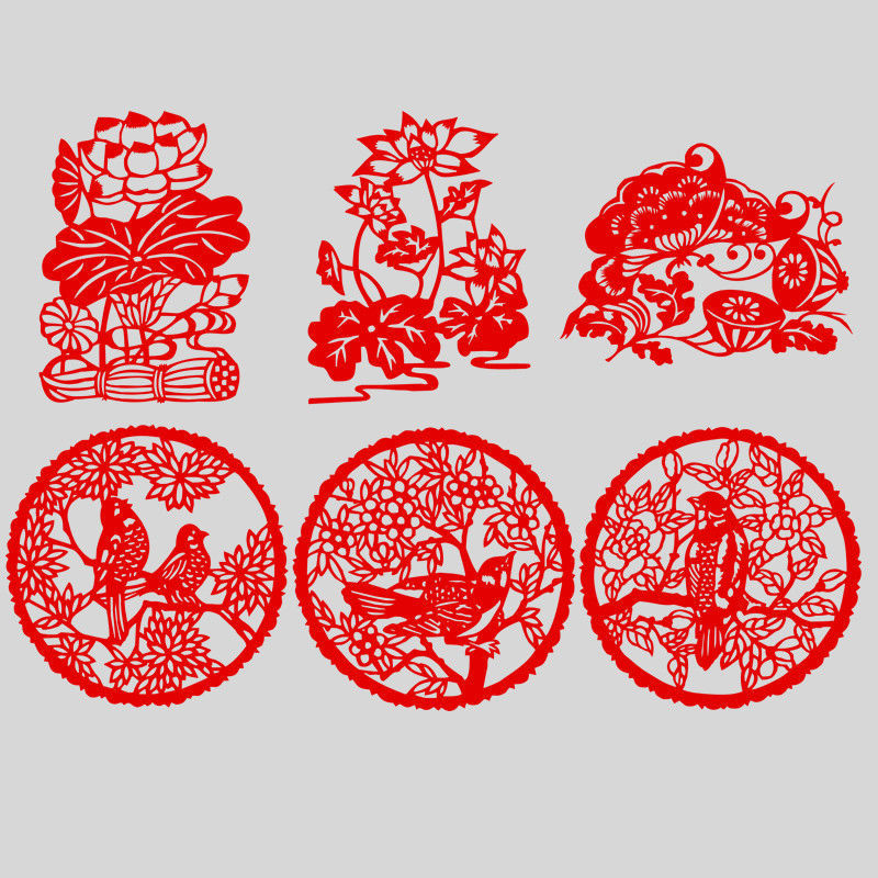 中国剪纸花