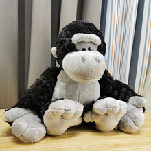 大猩猩毛绒玩具黑金刚长臂猴子公仔玩偶男孩生日儿童节礼物