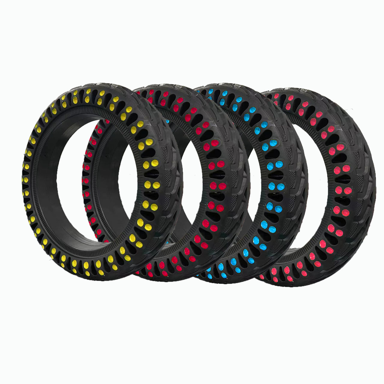 厂家直销电动滑板车轮胎免充气8.5x2寸1sm365pro小米实心蜂窝胎