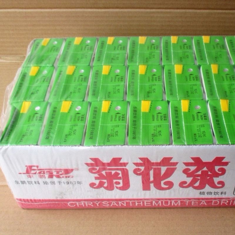 广东省内包邮东鹏菊花茶植物饮料250mlx24支整箱休闲食品批发包邮