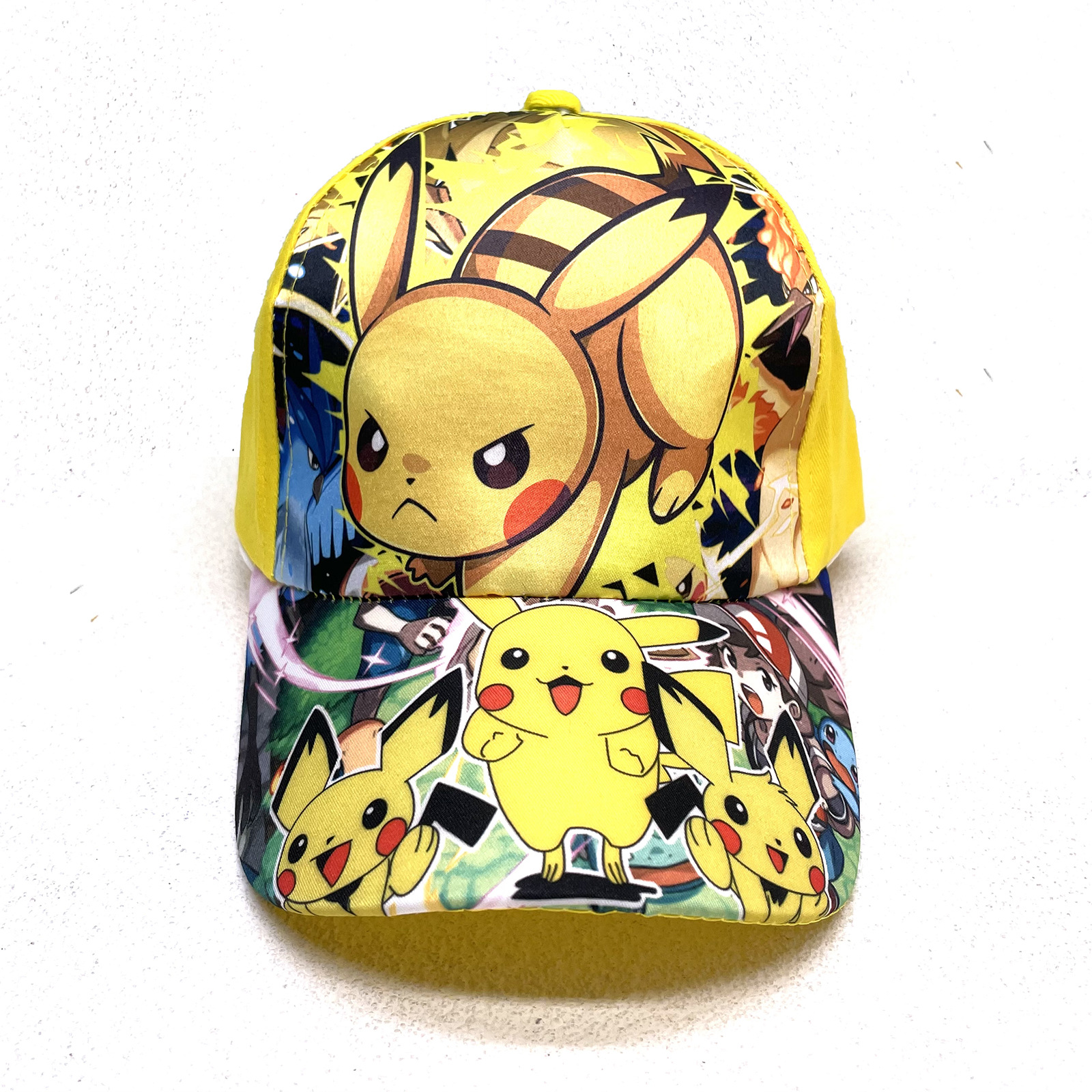 Pokemon Pokemon Baseball Cap Pikachu Children Hat Peaked Cap Pocket Monster Anime Sun Hat