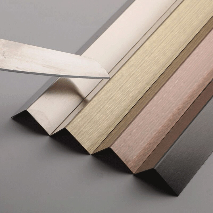 厂家不锈钢装饰条u型槽玻璃卡槽折板定制地脚线墙角t型l型包