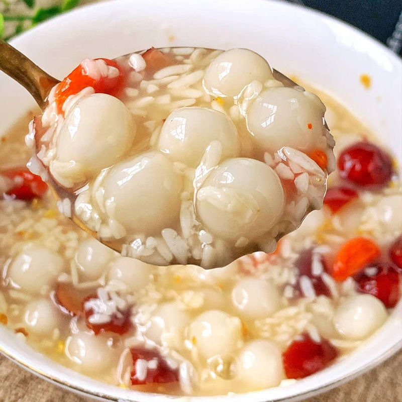 安井小圆子 酒酿小汤圆无馅甜食供应 儿童休闲面点零食桂花小圆子