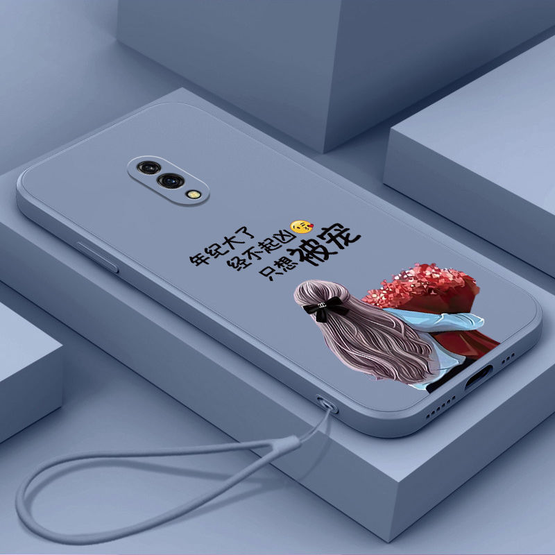 适用oppok3手机壳pcgm00捧花女孩女款k3防摔壳全包软壳硅胶超薄保