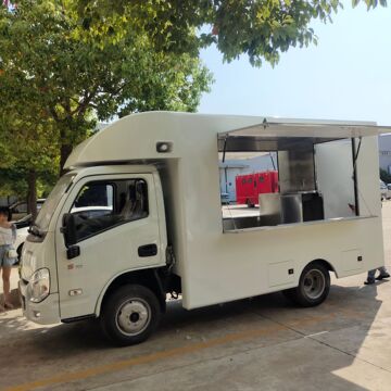 创业好帮手 户外流动百货售卖车夏季流动冰淇淋奶茶车生产厂家