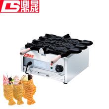 鼎晟DS-1103B3孔电热燃气鲷鱼烧鱼烧开口冰淇淋鲷鱼烧机小鱼饼机