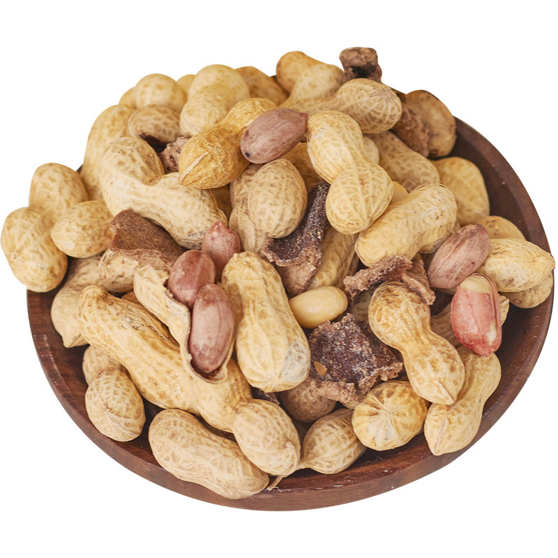 陈皮皮与花小生新会天马老陈皮八年福建龙岩水煮湿烤珍珠花生零食