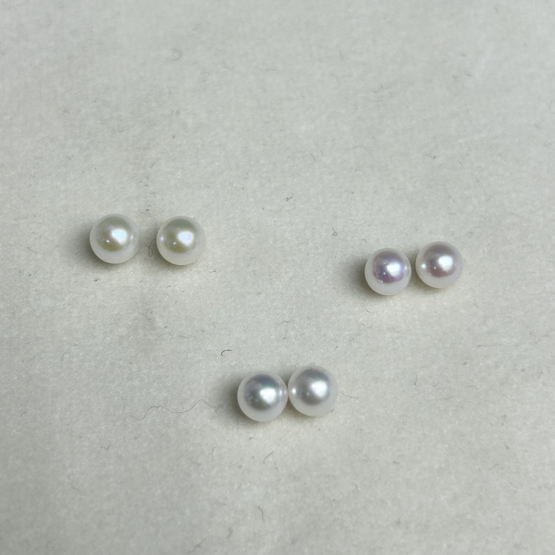 5mm天然淡水akoya珍珠 强光近正圆几乎无瑕 诸暨裸珠散珠加工